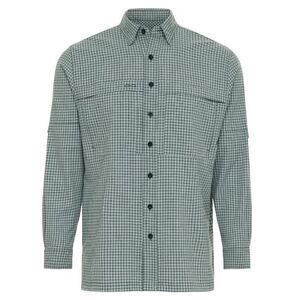GAMEGUARD GunMetal TekCheck Gray Button Up Shirt | Long Sleeve Size L